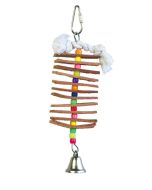Spinning Leather Small Bird Toy