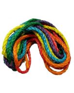 Coloured Sisal Ropes - Parrot Toy Making Parts - Pack of 6