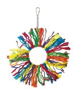 Pluckers Ring Small Sisal Rope Bird Toy