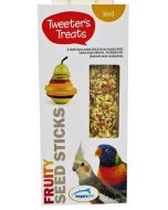 Tweeter's Treats Seed Sticks for Parrots - Fruity - Pack of 2