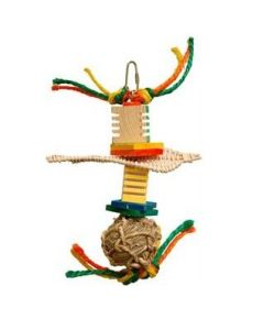 Boo Boo Seagrass & Wood Bird Toy