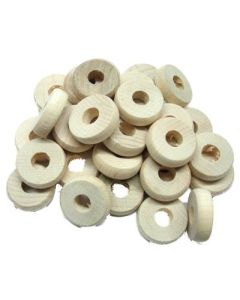 Natural Wood Discs - Toy Making Part - Pack 30