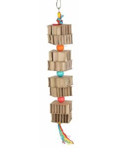 Cardboard Tower Shredding Bird Toy