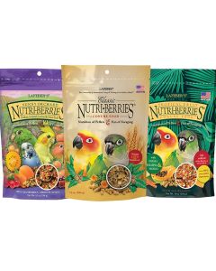 Small Parrot/Cockatiel NutriBerries Complete Food - Pack of 3
