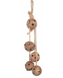 Coconut Crazy Large Natural Parrot Toy