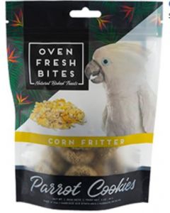 Oven Fresh Birdie Munchies Parrot Treat - Corn Fritter 4oz