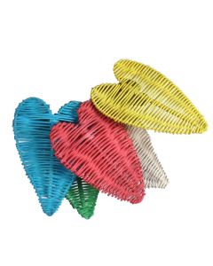 Woven Hearts Large Pack Of 5