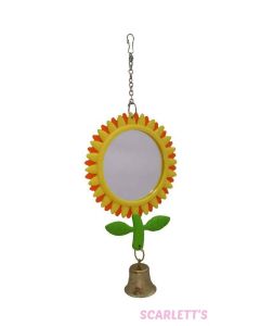 Small Bird Sunflower Mirror