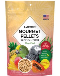 Lafeber Gourmet Pellets - Tropical Fruit - Parrot Food 567G