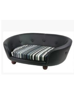 Chester & Wells Kensington Small Black Dog Bed