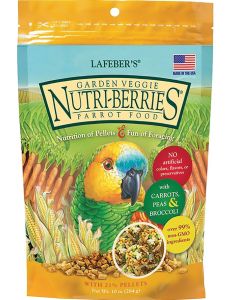 Lafeber NutriBerries Garden Veggie Complete Parrot Food 284g
