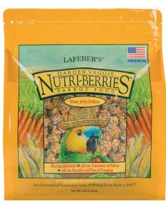 Lafeber NutriBerries Garden Veggie Complete Parrot Food 1.36kg