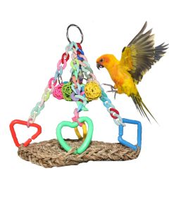 Flying Feathers Bird Trapeze Swing Toy