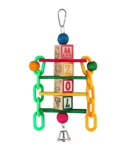 ABC Chain Toy - Wooden Blocks & Plastic Chain