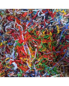 Shredded crinkle Paper mixed Colours