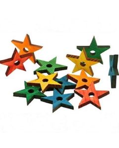 Pine Stars 3" Pack 6 - Toy Making Part