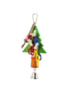 Christmas Tree Bird Toy With Chains