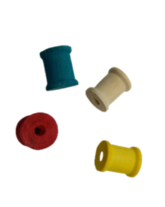 Drilled Reels Toy Making Parts Pack 12
